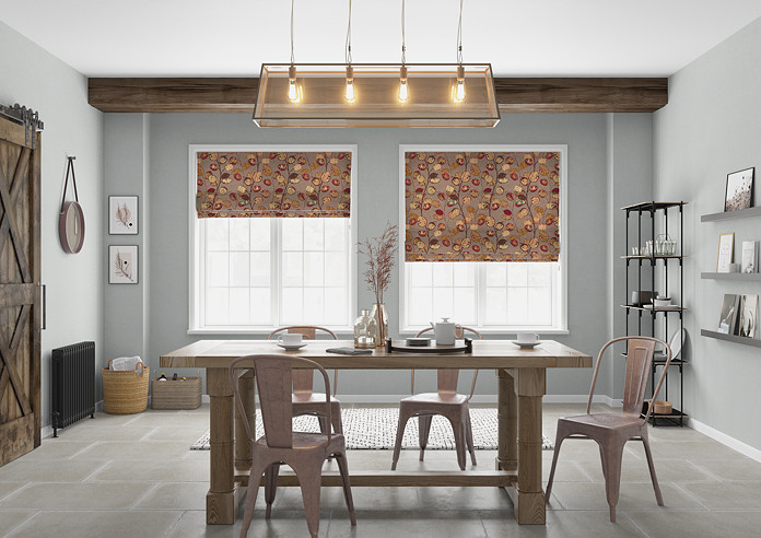 Honesty, Cerise - Roman Blind - Image 5